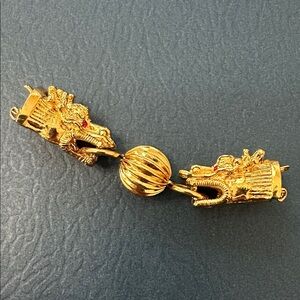 RARE Vintage Metal Dragon Clasp